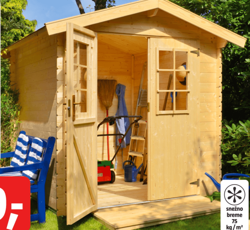 Vrtna hiška 'Mikka' - Akcija v trgovini Bauhaus