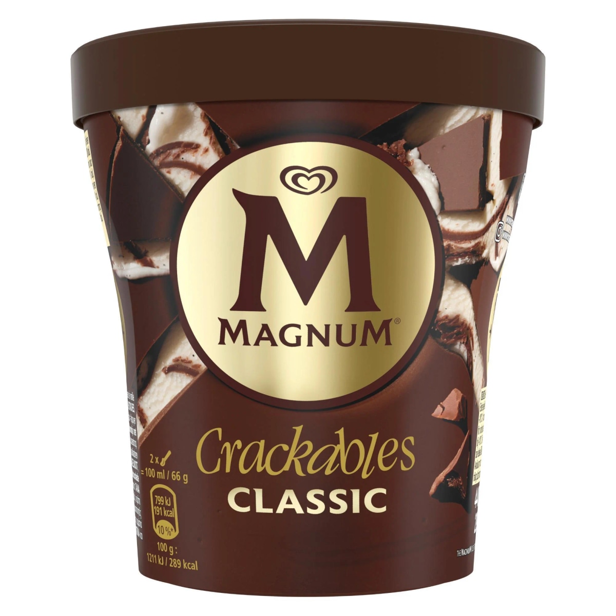 Sladoled v lončku Crackables Magnum 440 ml Akcija v trgovini E.Leclerc