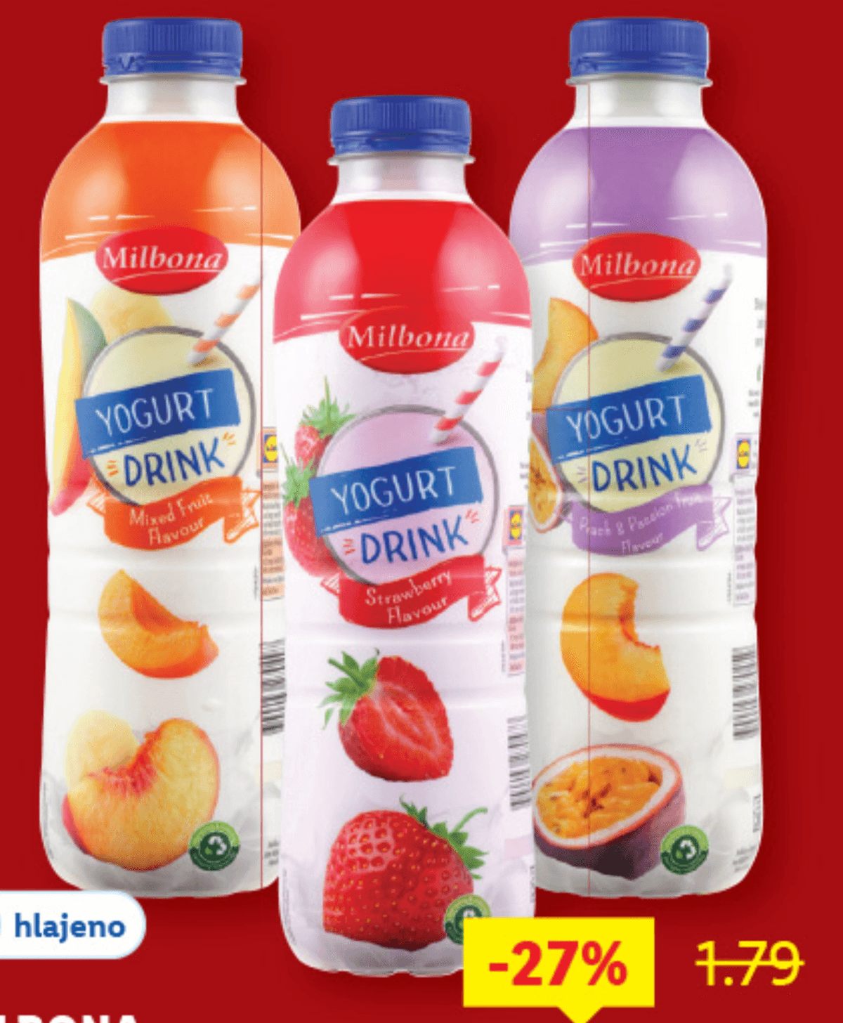 Milbona Tekoči jogurt 850 g - Akcija v trgovini Lidl