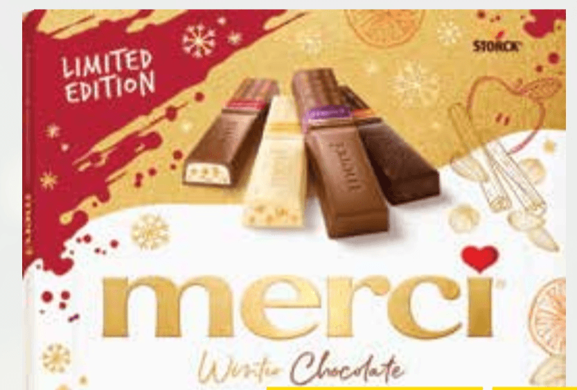 Bombonjera Merci 250 g - Akcija v trgovini Tuš