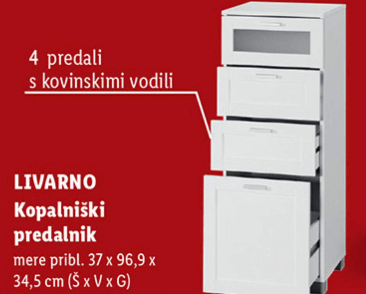 Livarno Kopalniški predalnik - Akcija v trgovini Lidl