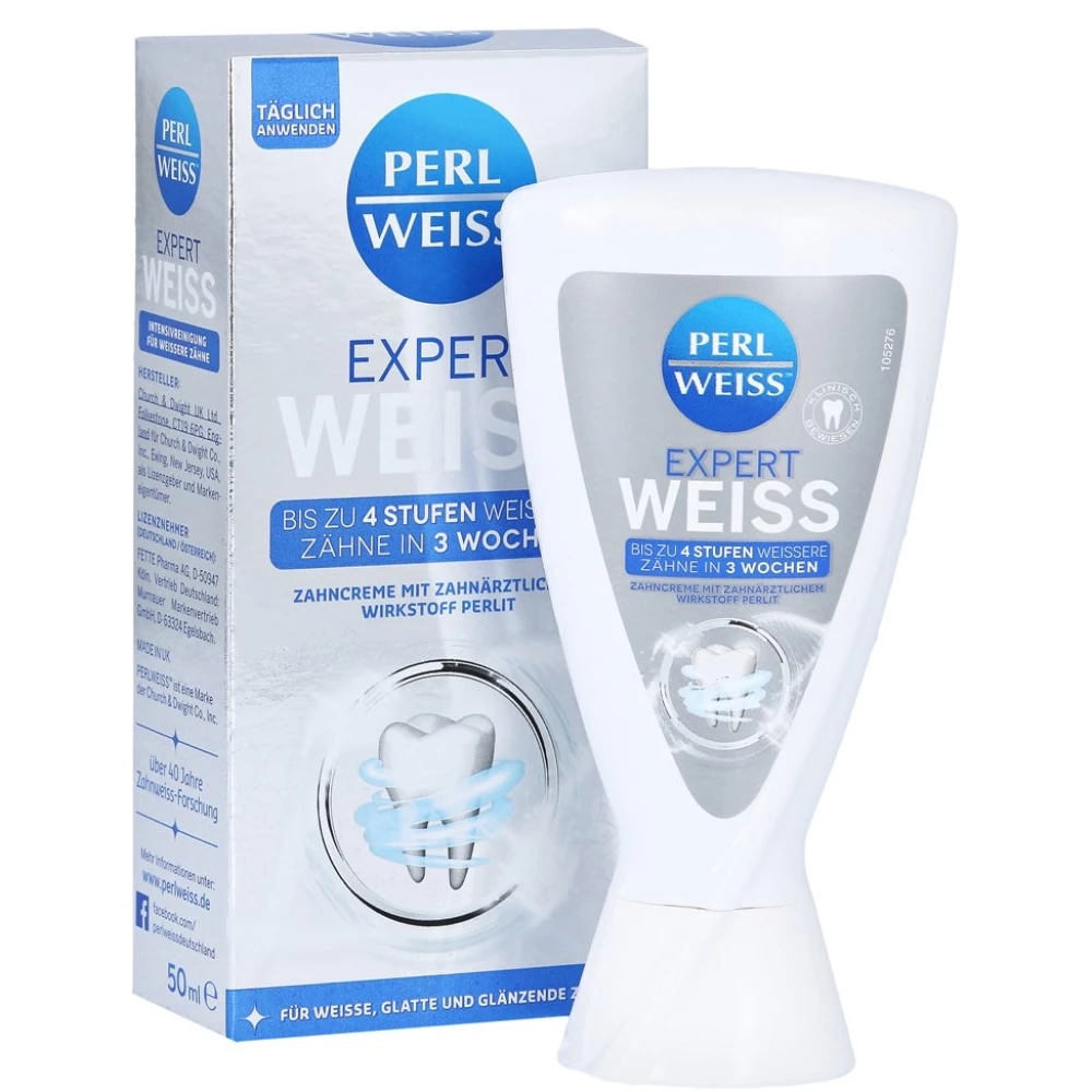 Perlweiss Expert Weiss zobna krema 50 ml - Akcija v trgovini Mueller