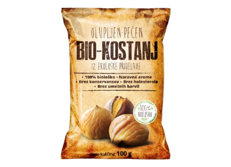 BIO Olupjen pečen kostanj 100 g - Akcija u trgovini E.Leclerc
