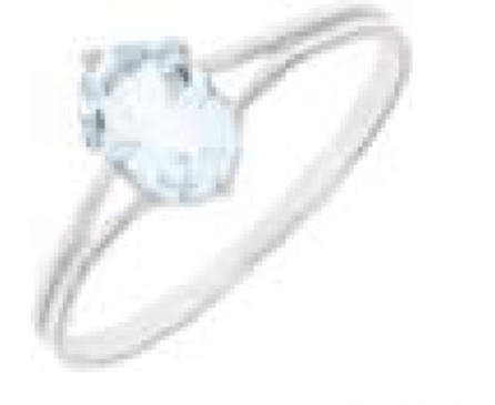 Prstan z akvamarinom - Akcija v trgovini E.Leclerc