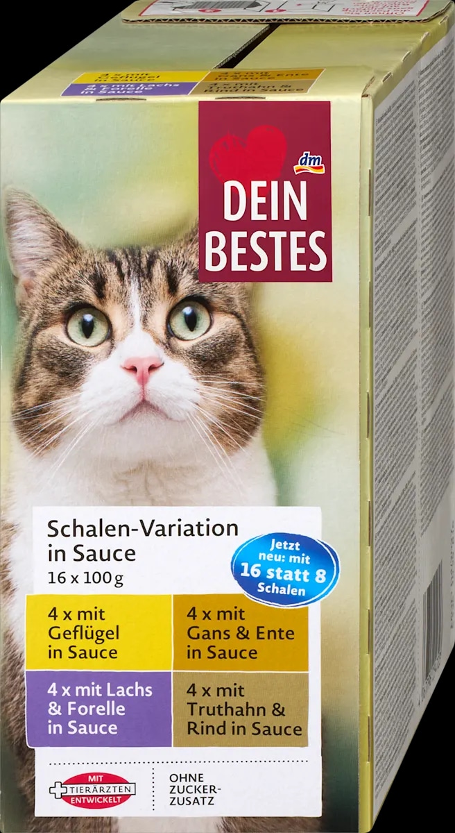 DEIN BESTES bio popolna hrana za odrasle mačke 100 g - Akcija v trgovini Dm