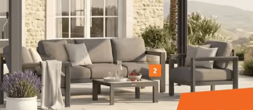 Vrtna garnitura Evasion 5-delna - Akcija v trgovini Obi