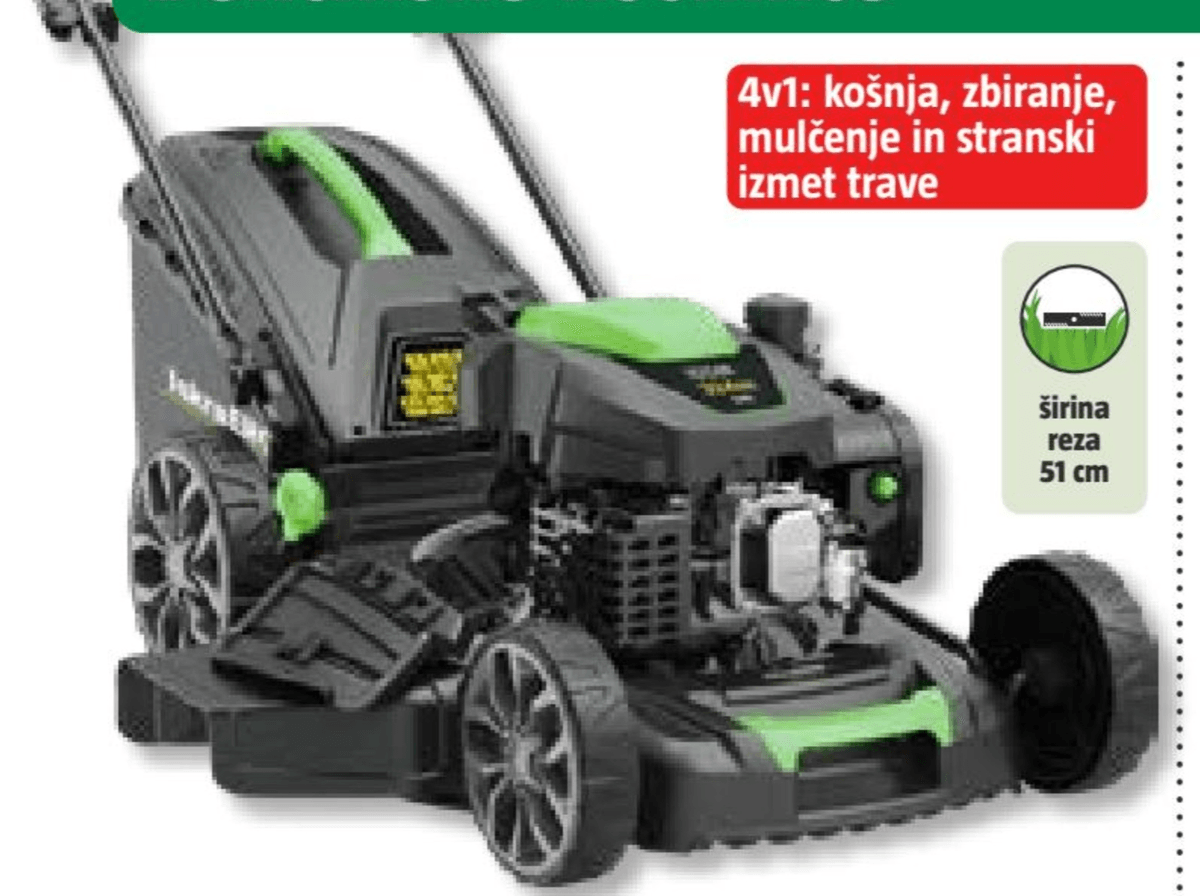 Bencinska kosilnica 'IE - GL200-51SP' - Akcija v trgovini Bauhaus