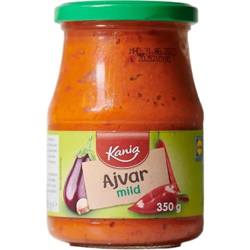 Kania Ajvar 350 g - Akcija v trgovini Lidl