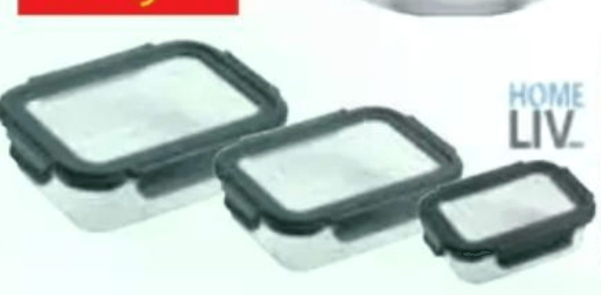 Komplet posod Home Liv 3-delni - Akcija v trgovini Rutar