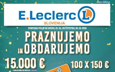 E.Leclerc katalog Akcijska ponudba od 22.10. do 30.10.2025