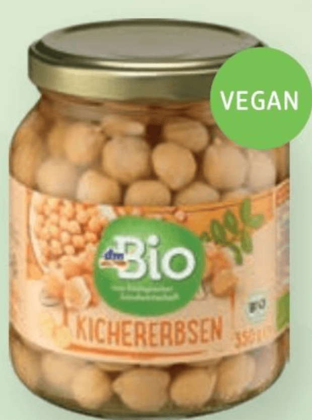 dmBio čičerika v slanici sterilizirana 700 g - Akcija v trgovini Dm