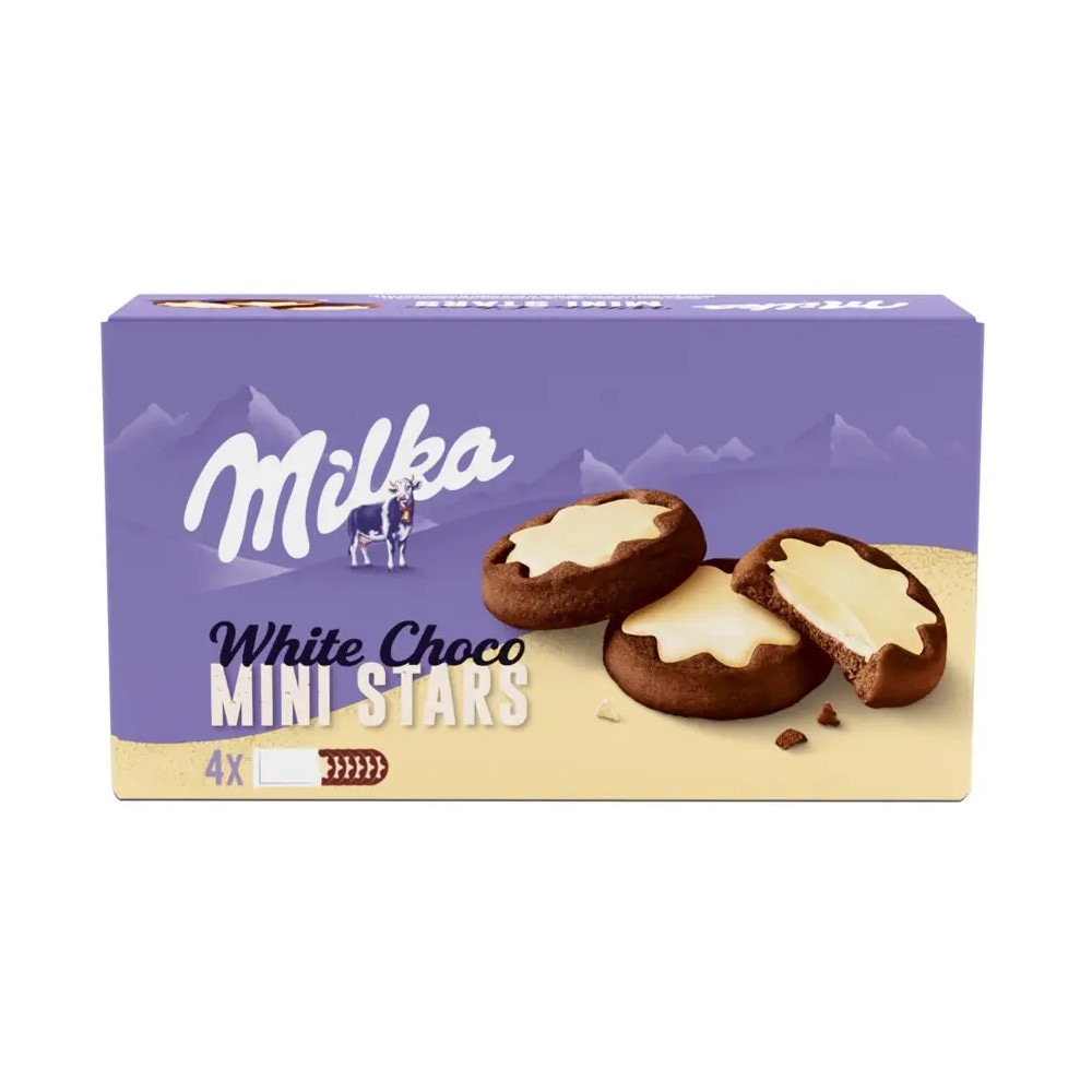 Piškoti Milka Stars White 150 g - Akcija v trgovini Jager