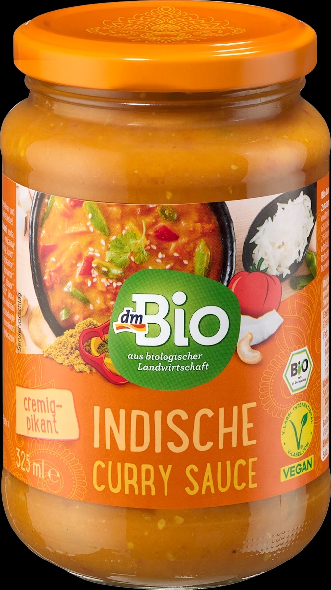dmBio karijeva zelenjavna omaka 325 ml Akcija v trgovini Dm