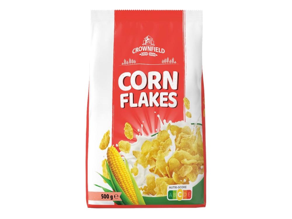Crownfield Koruzni kosmiči 500 g - Akcija v trgovini Lidl