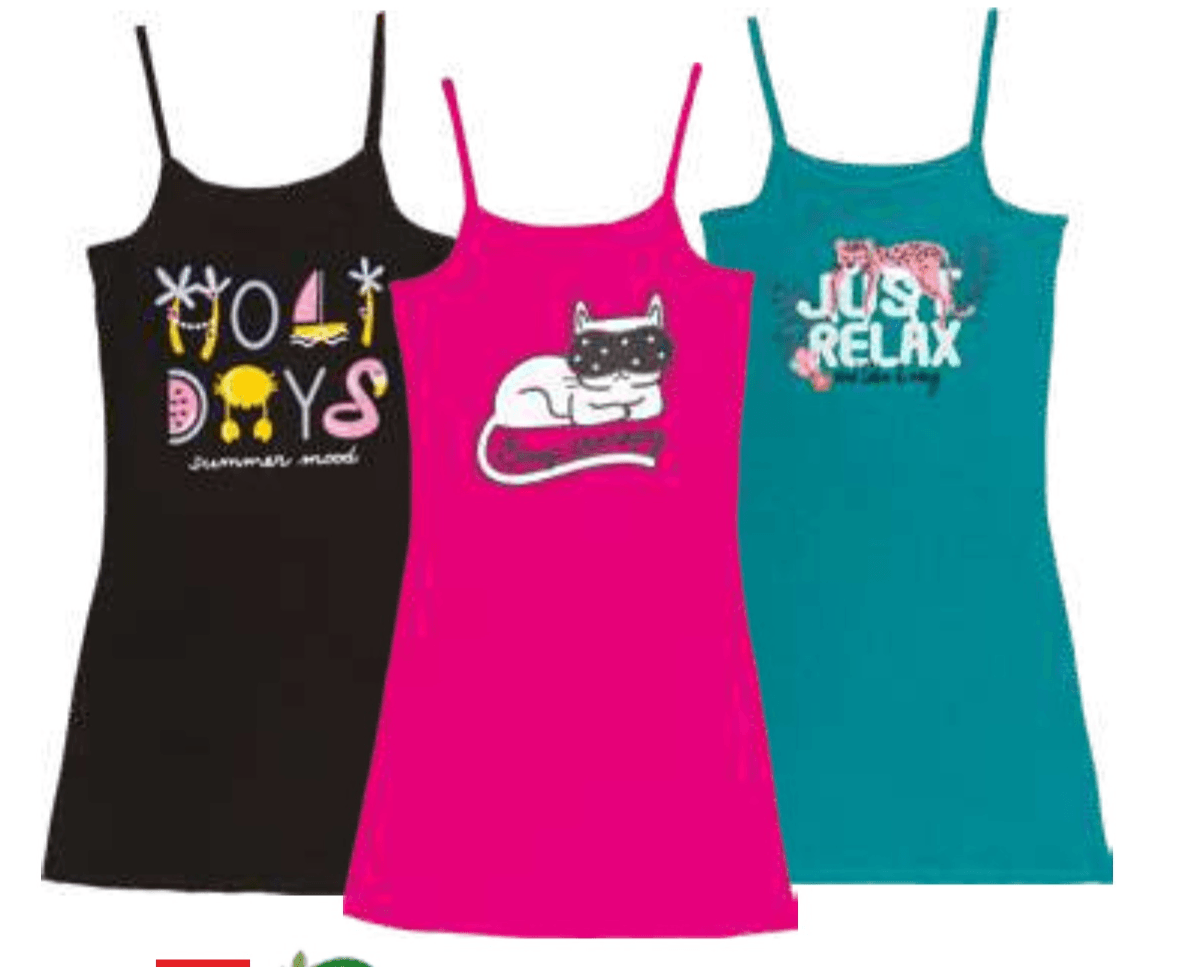 Ženska spalna srajca TISSAIA Basics - Akcija v trgovini E.Leclerc