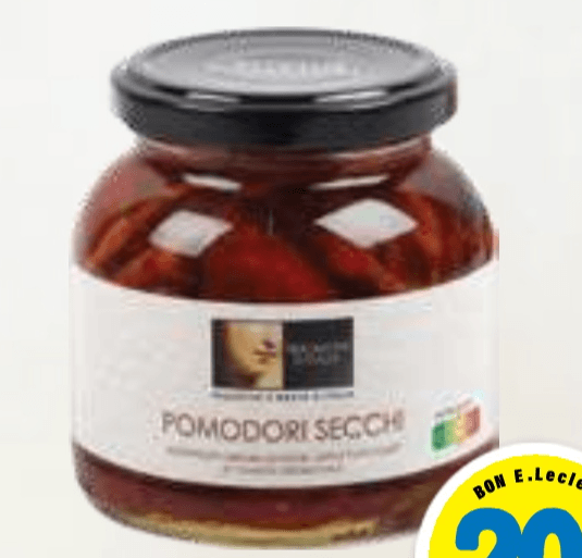 Sušeni paradižniki 270 g - Akcija v trgovini E.Leclerc