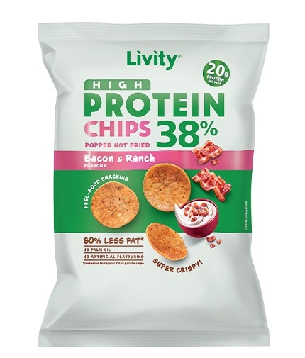 Protein čips Livity 52 g ali 80 g Akcija v trgovini Mercator