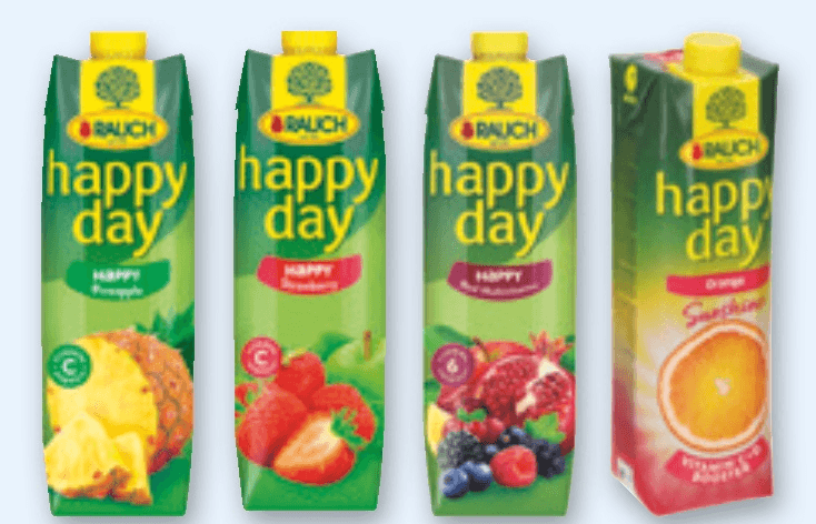 Napitki Happy Day 1 l Rauch - Akcija v trgovini Spar