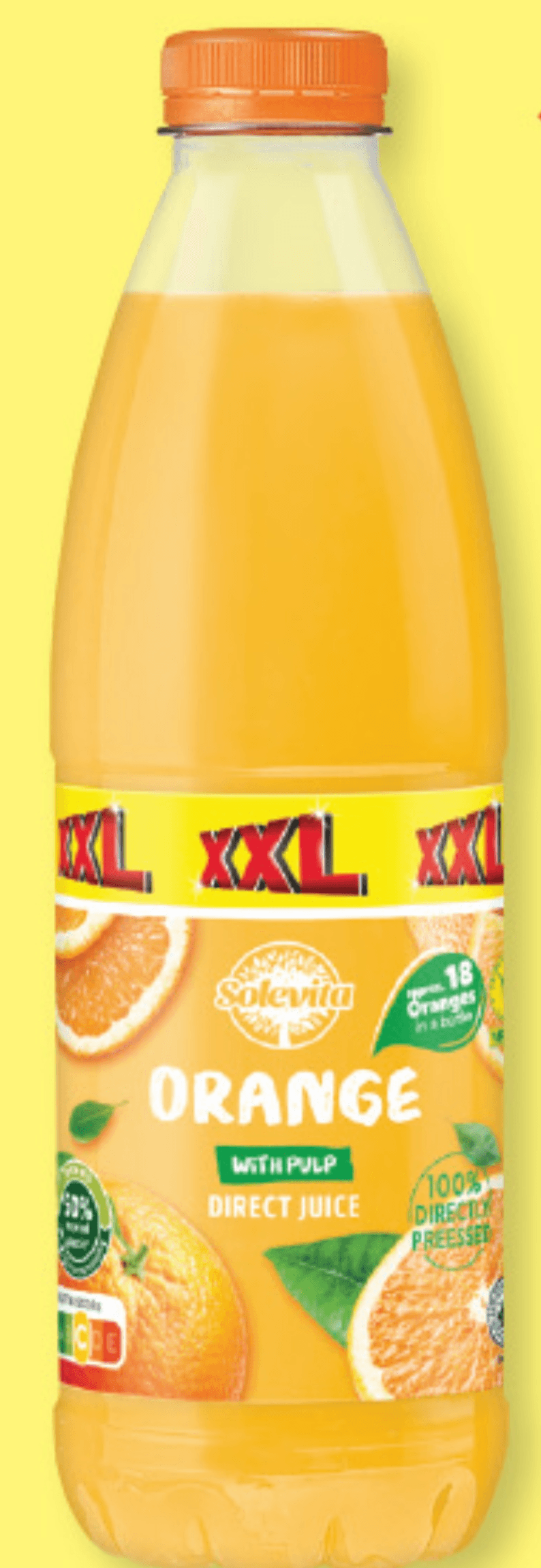 Solevita Pomarančni sok XXL 1,25 l - Akcija v trgovini Lidl