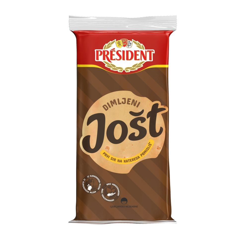 Sir President Jošt Original 370 g, Dimljeni 350 g - Akcija v trgovini Jager