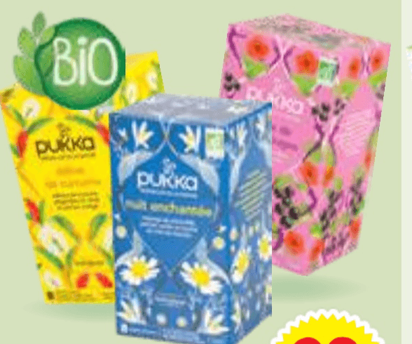 Bio čaj Pukka 24 g - 40 g - Akcija v trgovini E.Leclerc