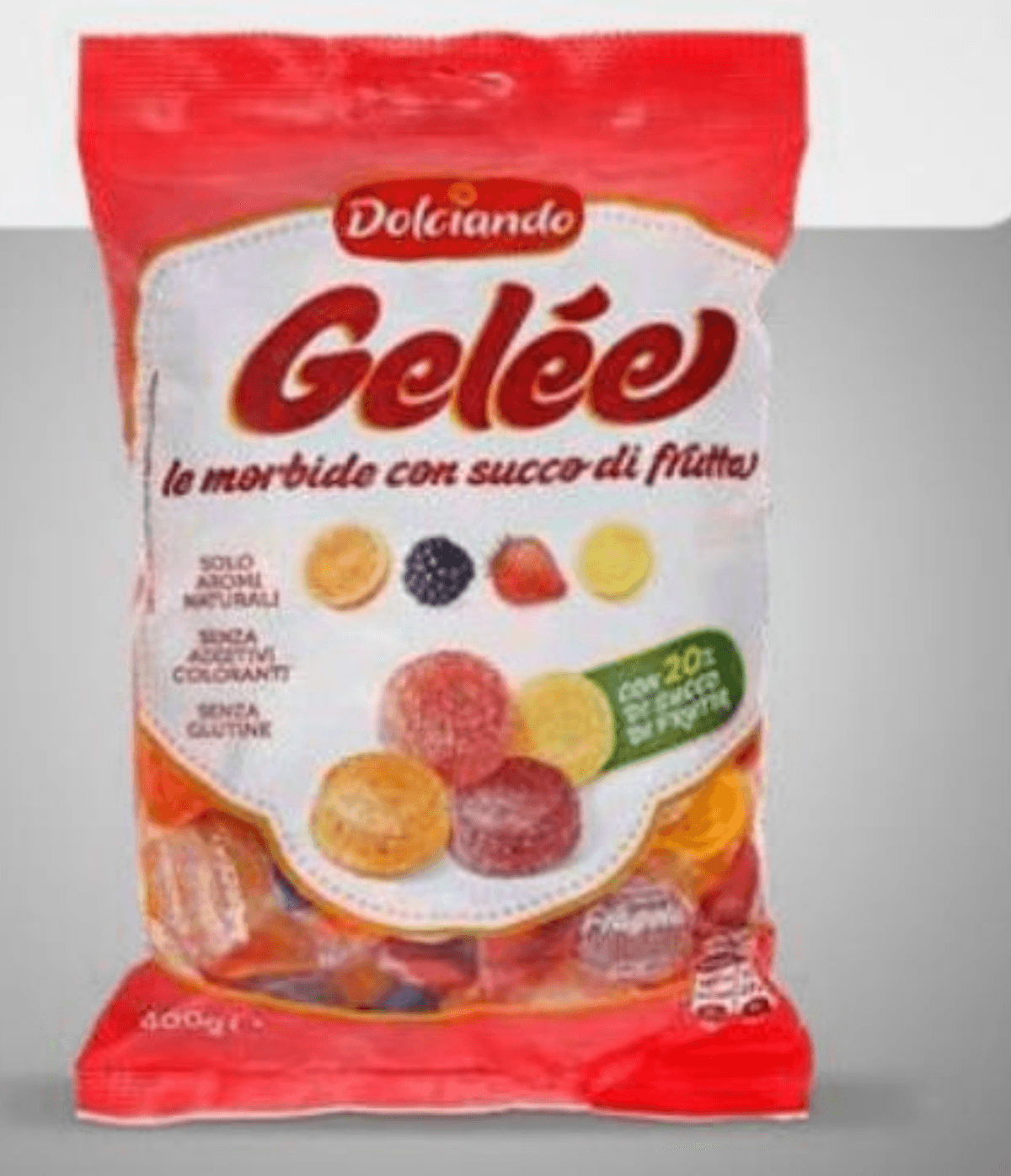 Dolciando Sadni žele bonboni 400 g - Akcija v trgovini Eurospin