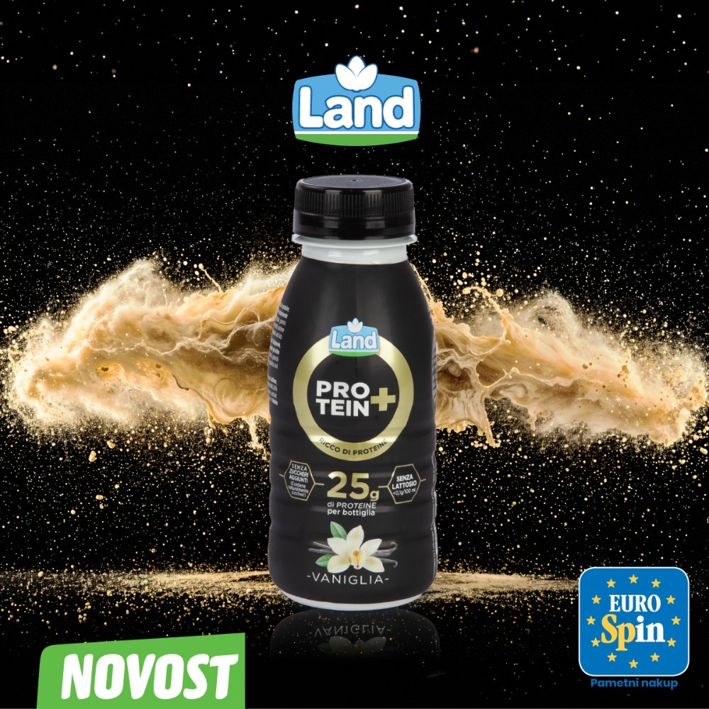Proteinski napitek 250 g Land PRO TEIN+ Akcija v trgovini Eurospin