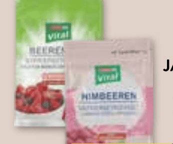 Maline ali jagodičevje mix 30 g Vital - Akcija v trgovini Spar