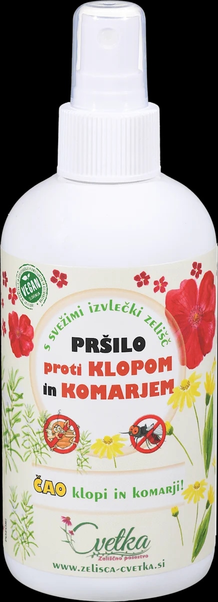 Zeliščno posestvo Cvetka Pršilo proti klopom in komarjem 250 ml - Akcija v trgovini Lidl