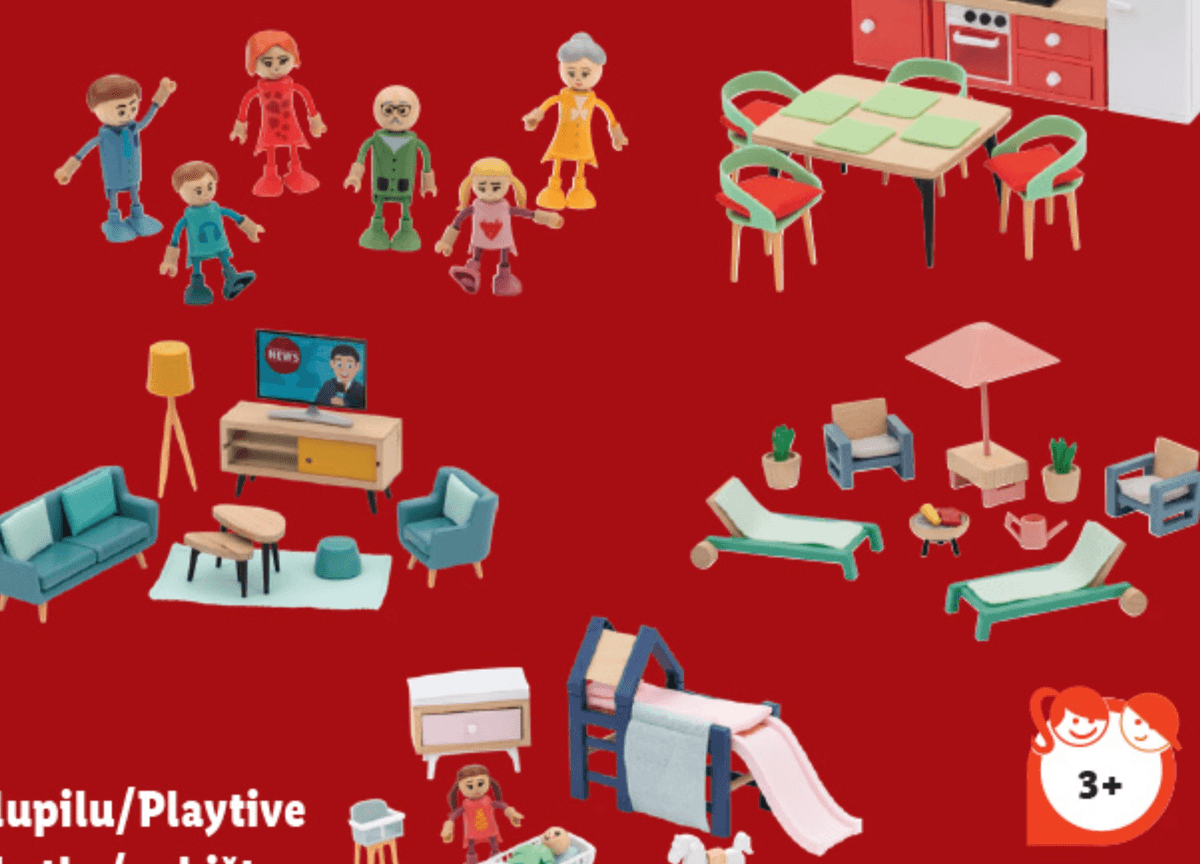 lupilu/Playtive Lutke/pohištvo za hišo za lutke - Akcija v trgovini Lidl