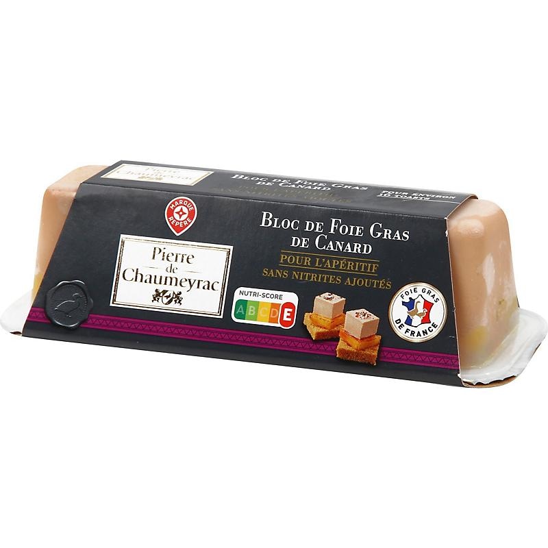 Bloc de Foie Gras de Canard Pierre Chaumeyrac 100 g - Akcija v trgovini E.Leclerc