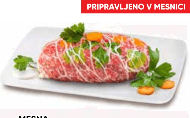 Mesna štruca z bučnimi semeni - Akcija v trgovini Tuš