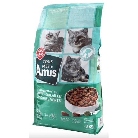 Amis briketi za mačke Tous Mes Amis 2 kg Akcija v trgovini E.Leclerc