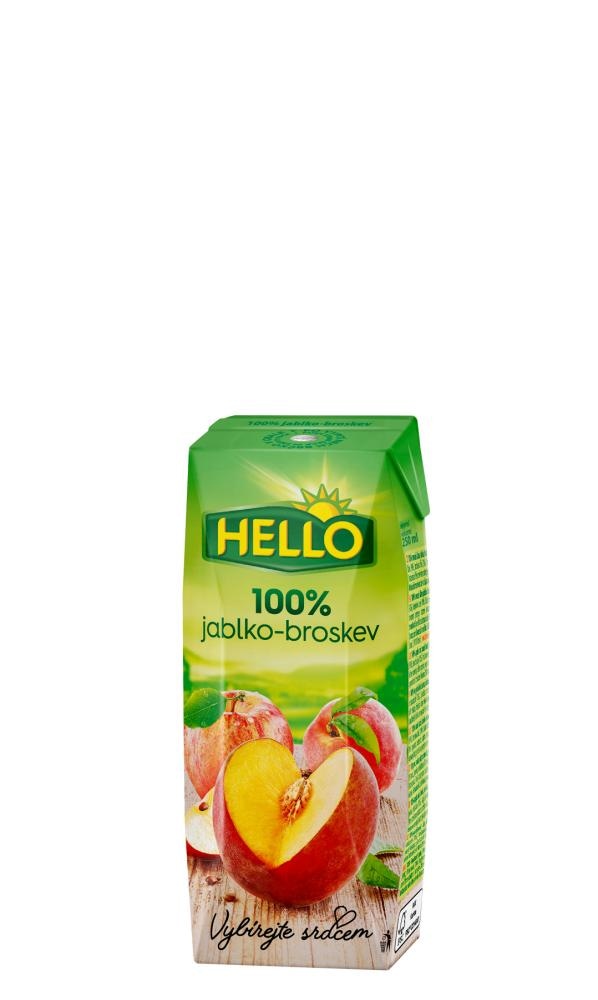 Breskov sok Hello 250 ml Akcija v trgovini Jager