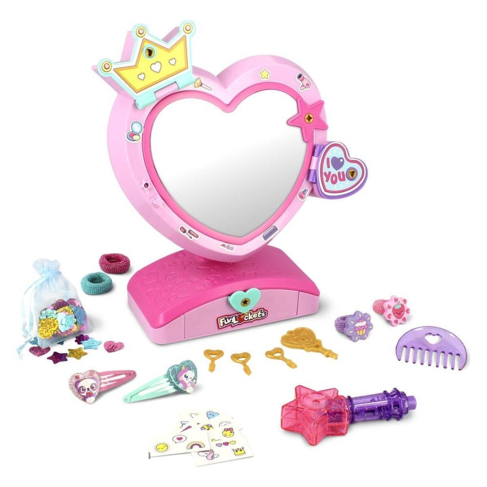 Skrivnostno ogledalo z dodatki za lase FunLockets - Akcija v trgovini Baby Center