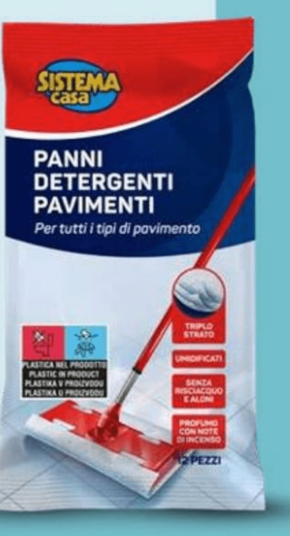 Krpe za tla Sistema Casa 12 KOSOV - Akcija v trgovini Eurospin