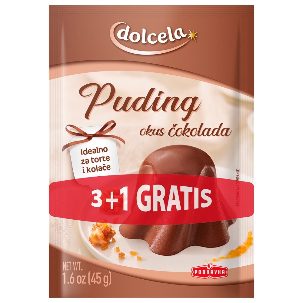 Puding Dolcela 44 g, 37 g, 53 g, 40 g Akcija v trgovini Mercator