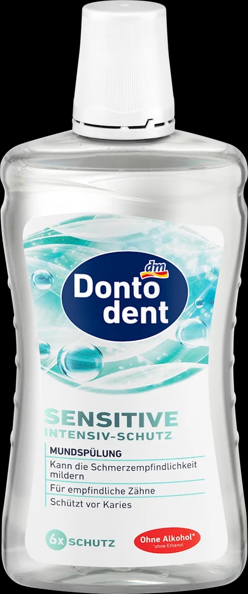 Dontodent Sensitive Intensiv-Schutz ustna voda 500 ml - Akcija v trgovini Dm