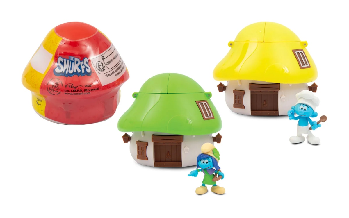 Hiša presenečenja Smrkci - Akcija v trgovini Mercator