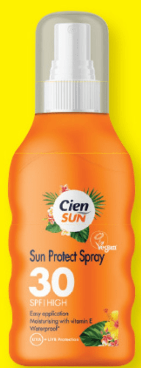 Cien SUN Sprej za sončenje ZF 30 200 ml - Akcija v trgovini Lidl