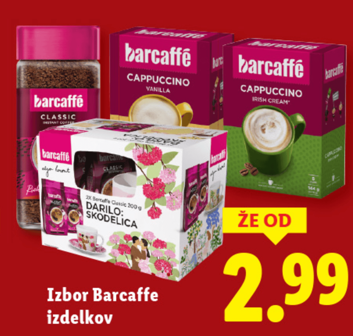 Izbor Barcaffè izdelkov - Akcija v trgovini Lidl