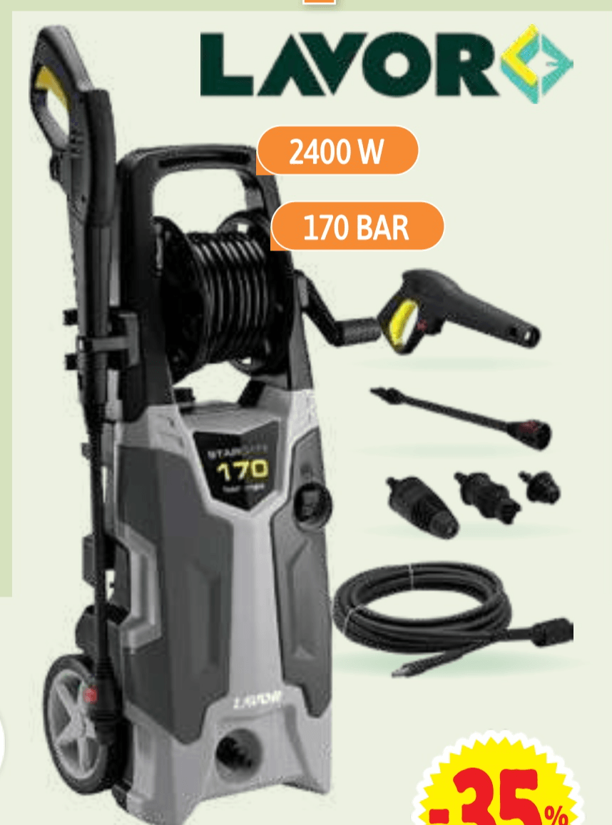 Lavor Visokotlačni čistilec 170-RGL - Akcija u trgovini E.Leclerc