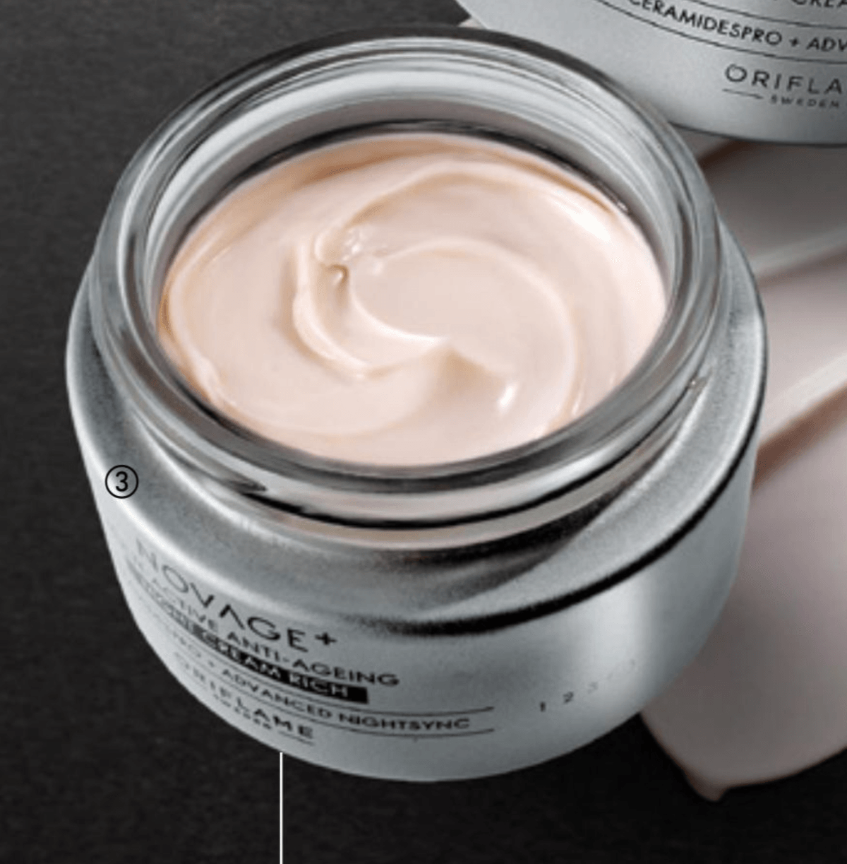 Novage+ Multi-Active bogata nočna krema proti staranju 50 ml Oriflame - Akcija v trgovini Oriflame