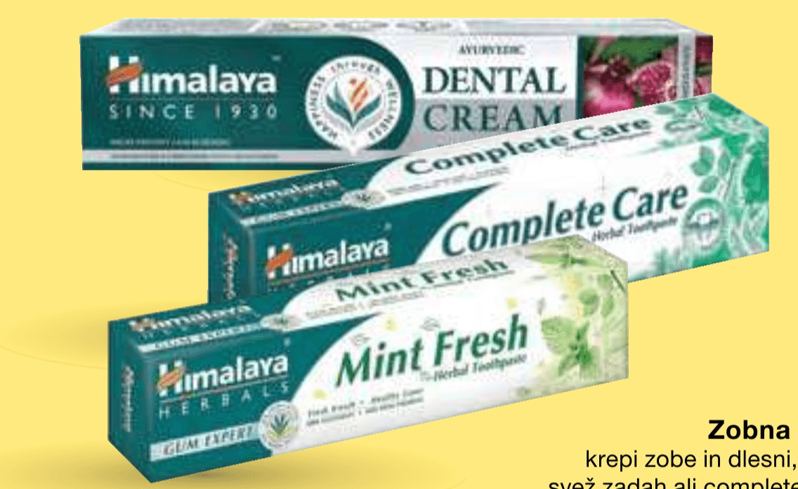 Zobna pasta Himalaya 75 ml - Akcija v trgovini Mercator