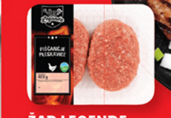 ŽAR LEGENDE Sveže piščančje pleskavice 400 g - Akcija v trgovini Lidl