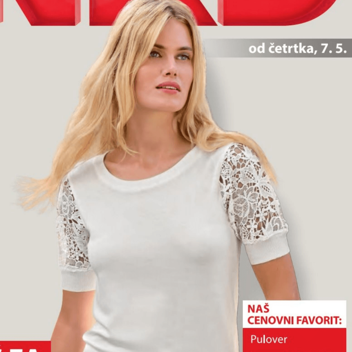 Pulover NKD - Akcija v trgovini NKD