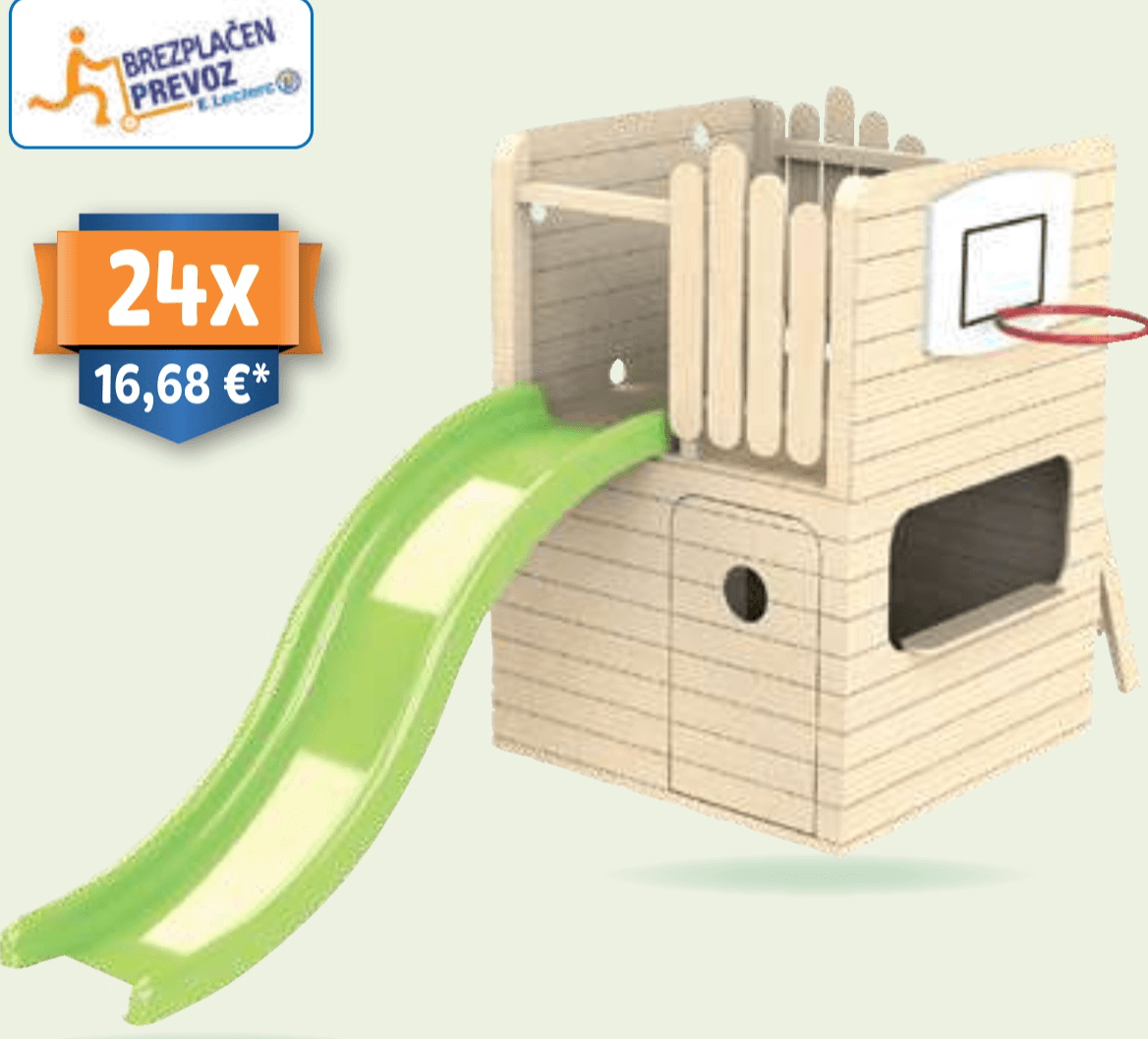 HIŠKA IN TOBOGAN - Akcija v trgovini E.Leclerc