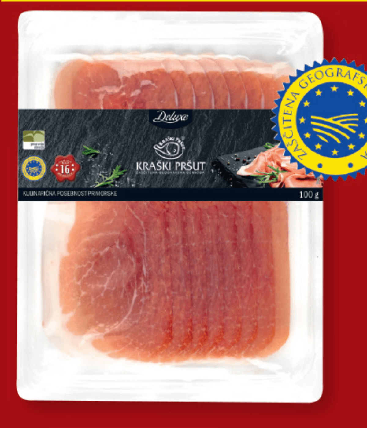 Deluxe Kraški pršut 100 g - Akcija v trgovini Lidl