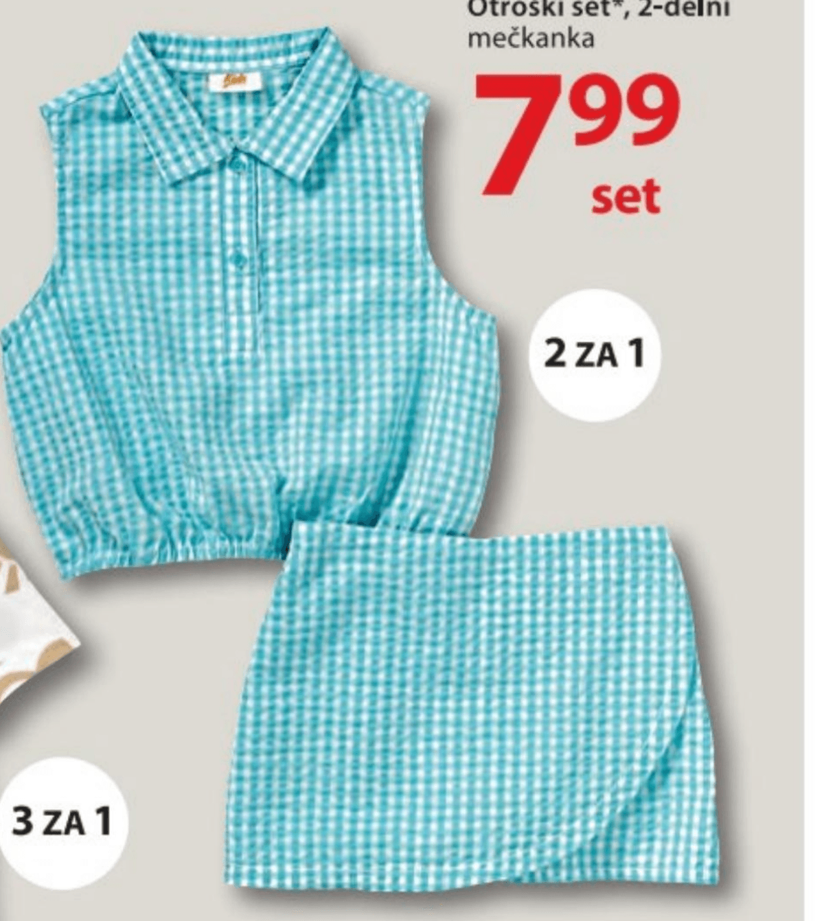 Otroški set 2-delni - Akcija v trgovini NKD