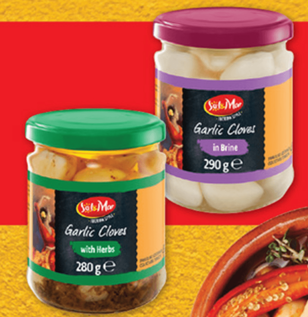 SOL&MAR Vložen česen 280/290 g - Akcija v trgovini Lidl